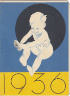13361-CALENDARIETTO ANNO 1936-CALZATURE SUPERGA AEREX - Small : 1921-40