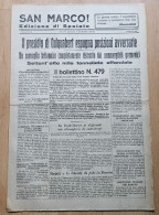 San Marco! 125/1941  Edizione Di Spalato Newspaper Italian Occupation Of Split - Autres & Non Classés