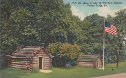 7572 - USA, Pennsylvania - Huts At Site Of Waynes Brigade - 1957 - Other & Unclassified