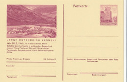 Österreich Bild-Postkarte (Ganzsache) 128/12:  6424 SILZ In Tirol, 1973 - Briefkaarten