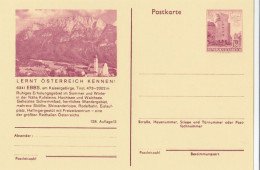 Österreich Bild-Postkarte (Ganzsache) 128/3: 6341 EBBS Am Kaisergebirge, 1973 - Briefkaarten