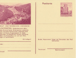 Österreich Bild-Postkarte (Ganzsache) 128/4: 2770 GUTENSTEIN, NÖ, 1973 - Briefkaarten