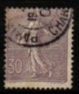 FRANCE    -   1903 .   Y&T N° 133 Oblitéré - 1903-60 Semeuse Lignée