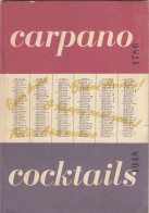 13365-CALENDARIETTO DEL 1948-CARPANO COCKTAILS - Small : 1941-60