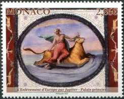 Monaco 2022. Mosaic. Abduction Of Europa By Jupiter (MNH OG) Stamp - Unused Stamps