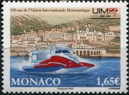 Monaco 2022. International Motorboat Union (MNH OG) Stamp - Unused Stamps