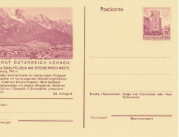 Österreich Bild-Postkarte (Ganzsache) 128/9: 5760 SAALFELDEN AM STEINERNEN MEER, 1973 - Briefkaarten
