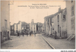 AKQP10-1075-54 - BADONVILLER - Fauboug D'alsace - Ls Ruines Après L'invation Du 12 Aout - Luneville