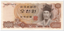 SOUTH KOREA,5000 WON,1977,P.45,VF-XF - Korea, South