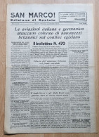 San Marco! 118/1941  Edizione Di Spalato Newspaper Italian Occupation Of Split - Sonstige & Ohne Zuordnung