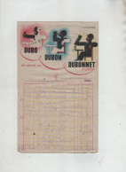 Dubo Dubon Dubonnet David Pharmacien Aubenas 1937 - Non Classés