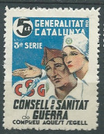 Consell De Sanitat De Guerra, 5cts, Espagne (*)   Ava 34323 - Republican Issues
