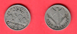 FRANCE    50 CENTIMES 1942 (KM # 914.1) #7902 - 50 Centimes