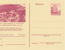 Österreich Bild-Postkarte (Ganzsache) 129/13: 8061 ST.RADEGUND BEI GRAZ, 1973 - Briefkaarten