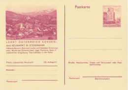 Österreich Bild-Postkarte (Ganzsache) 129/11: 8820 NEUMARKT IN STEIERMARK, 1973 - Briefkaarten
