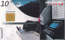 Switzerland: 1998 Telefonkabine Staumauer Luzzone - Telefoni