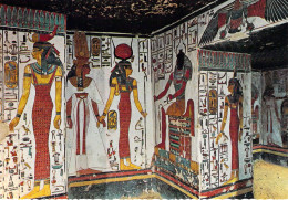 Louxor - Vallée Des Reines - Relief Peint Dans La Tombe De Nefertari - Luxor
