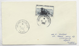 TAAF TERRES AUSTRALES 8FR  SEUL LETTRE COVER ARCHIPEL DE KEGUELEN 14.2.1966  TO ENGLAND - Lettres & Documents