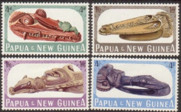 Papua New Guinea 1964 SG72-75 Sepik River Canoe Prows Set MNH - Papouasie-Nouvelle-Guinée