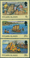 Pitcairn Islands 1978 SG185-187 Bounty Day Set MNH - Pitcairn
