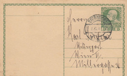 Österreich Monarchie Postkarte (Ganzsache) Aus SIERNDORF An Der March, 1911 - Briefkaarten