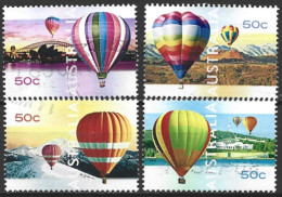 Australia 2008. Scott #2866-9 (U) Hot-air Balloon (Complete Set) - Used Stamps