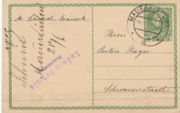 Österreich Monarchie Postkarte (Ganzsache) Aus MAUERKIRCHEN, 1909 - Briefkaarten
