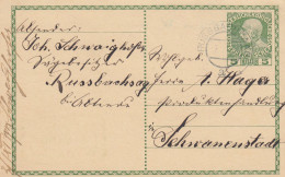 Österreich Monarchie Postkarte (Ganzsache) Aus RUSSBACHSAAG; Heute: Rußbach Am Paß Gschütt, 1913 - Briefkaarten