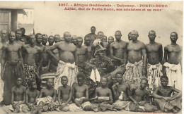 DAOMEY  ADJIKI ROI DE PORTO NOVO   SES MINISTRES ET SA COUR - Dahomey