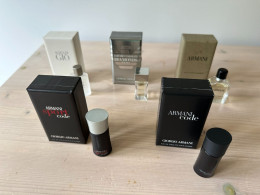 Armani Set 5 Miniaturen - Miniaturen Flesjes Heer (met Doos)