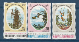 Nouvelles Hébrides - YT N° 289 à 291 ** - Neuf Sans Charnière - 1969 - Neufs