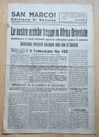 San Marco! 106/1941  Edizione Di Spalato Newspaper Italian Occupation Of Split - Other & Unclassified