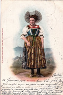 Suisse -  ST. GALL Femme En Costume  - ST. GALLEN Frau Mit Tracht - - Other & Unclassified