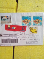 Brasil.reg Letter.uruguay. 2284 Atlanta Olimp.96.swimming.*2.2535e7 Reg Post Late Delivery Up To 30/45 Day Could Be Less - Brieven En Documenten