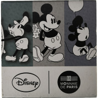 France, 10 Euro, Mickey à Travers Les âges, BE, Colorized, 2016, MDP, Argent - France