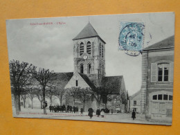 SAACY Sur MARNE -- L'Eglise - BELLE ANIMATION - Cpa 1905 - Autres & Non Classés