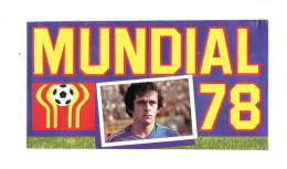EE59 - CARTONETTE MUNDIAL 78 - MICHEL PLATINI - Other & Unclassified