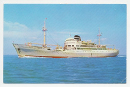 Prentbriefkaart KNSM - M.S. Prins Der Nederlanden - Steamers