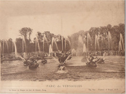 VERSAILLES. Le Bassin Du Dragon Un Jour De Grandes Eaux - The Parc - Foutain Of Dragon.  A.P. (G. Format) Vers 1910 - Art