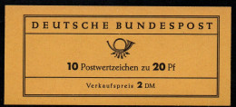 Bund 1966 - Markenheftchen Mi.Nr. MH 11 - Postfrisch MNH - 1951-1970