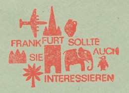 Meter Cut Germany 1964 Elephant - Penguin - Palm Tree - Autres & Non Classés