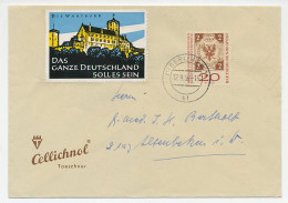 Cover / Label Germany 1959 Wartburg - Castle - Martin Luther - Autres & Non Classés
