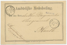 Naamstempel Borger 1878 - Lettres & Documents