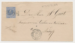 Wieringen - Trein Takjestempel Haarlem - Helder 1876 - Covers & Documents