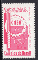1162 - Brazil 1963 - National Nuclear Energy Commission - MNH Set - Nuevos