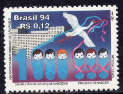 1164 - Brazil 1994 - Sao Paulo Maternity Hospital - MNH Set - Nuevos