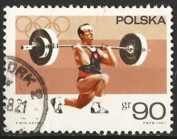 Poland 1967 - Mi 1764 - YT 1619 ( Weighlifting ) - Gewichtheffen
