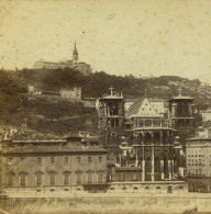 France Lyon Coteau De Fourvières Ancienne Photo Stereo 1858 - Photos Stéréoscopiques