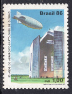 1169 - Brazil 1986 - Bartolomeu De Gusmao Airport - Santa Cruz - MNH Set - Nuevos