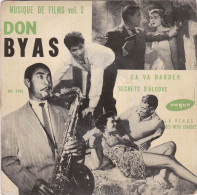 DON BYAS : " Musique De Film Vol 2 " - EP - Musique De Films